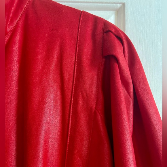 Pierre Lamonte Red Sporty 80’s Blazer! Size Medium. - Picture 8 of 9
